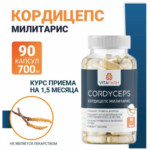 ���� ��������� ��������� (Cordyceps militaris) ������� 90 ��/ 700 �� ������ ������