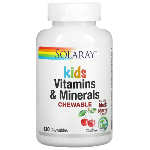 ���� ����� Solaray Kids Vitamins & Minerals Chewable (������� �������� � ��������) 120 ��� �������� (Solaray) ������ ������