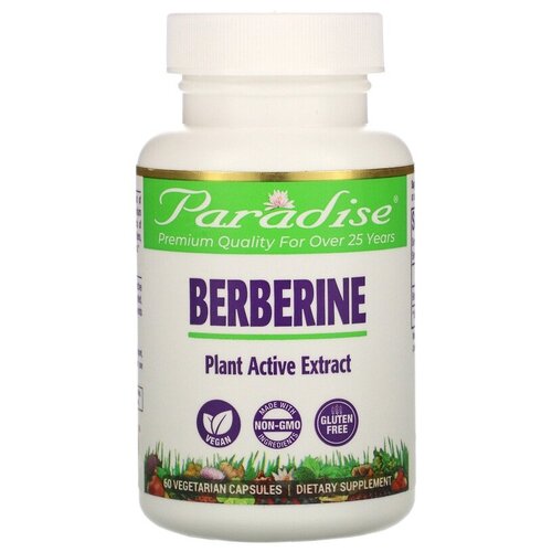   Paradise Herbs Berberine, 60 , 60 .   -     , -, 