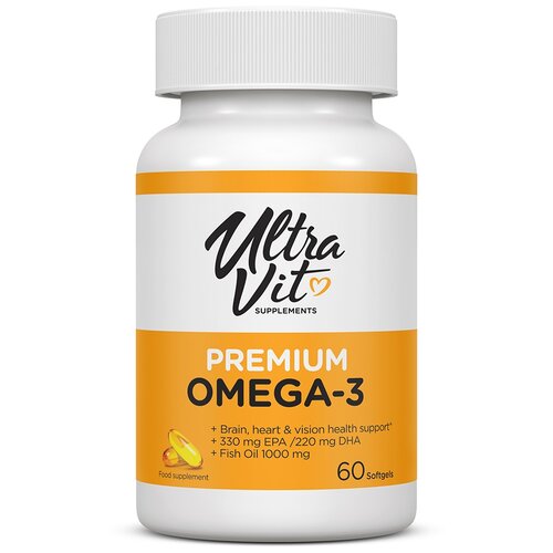 ���� UltraVit Premium Omega-3 ����., 200 �, 60 ��., 1 ��. ������ ������