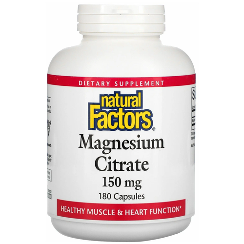  Natural Factors Magnesium Citrate ., 150 , 290 , 180 .   -     , -, 