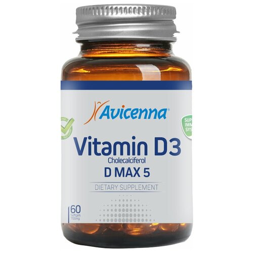 ���� Avicenna Vitamin D3 ����., 5000 ��, 200 �, 60 ��. ������ ������
