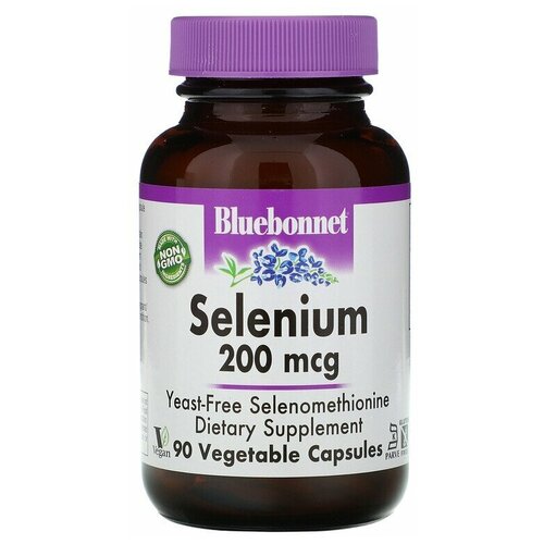 ���� Bluebonnet Nutrition Selenium (C���� ������������ ��������������) 200 ��� 90 ������ ������ ������