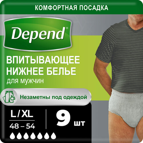 ���� ����������� ������ ����� Depend ��� ������ L/XL (48-54), 9 ��., 1 ��, ������ ������