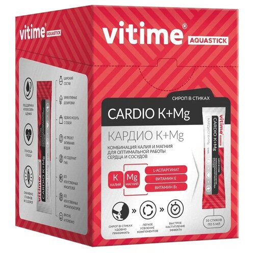  VITime Aquastick Cardio K+Mg - , 30 .   -     , -, 