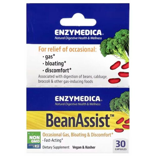 ���� Enzymedica, BeanAssist �, 30 ������ ������ ������