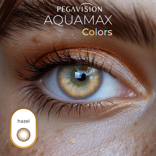    Pegavision Aquamax Colors, 2 ., R 8,6, D -2, Hazel, 1 .  