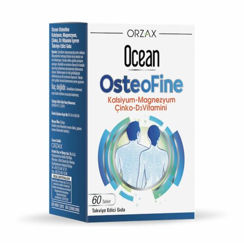  ORZAX OCEAN OSTEOFINE 60 TABLETS;  (, , ,  D3) 60   