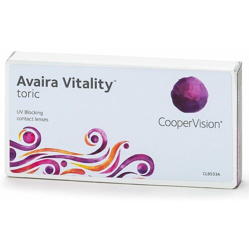    CooperVision Avaira Vitality toric., R 8,5, D +0,25,CYL:-1,75,A:180, , 1 .   -     , -, 