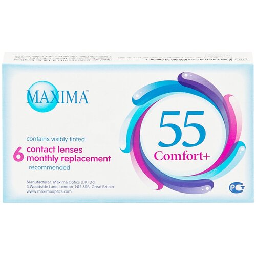    Maxima 55 Comfort Plus, 6 ., R 8,6, D -0,5, , 1 .  