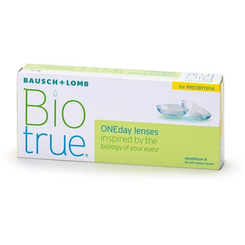    Bausch & Lomb Biotrue Oneday for presbyopia, 30 ., R 8,6, D -0,75, ADD:   