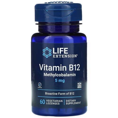 ���� �������� Life Extension Vitamin B12 Bioactive form, 100 �, 5 ��, 60 ��. ������ ������