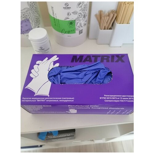 ���� �������� ���������� MATRIX Bright Nitrile, ����: ���������, ������: S, 100 ��. (50 ���), 6,6 ����� ������� - ���� ������ ������
