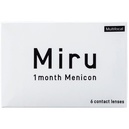    Menicon Miru 1month Multifocal, 6 ., R 8,6, D -4,75, ADD:   