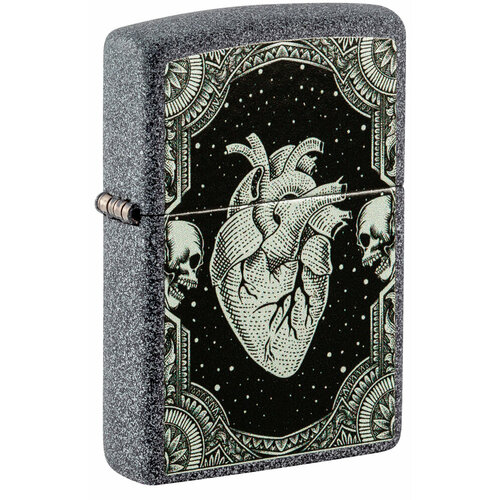     ZIPPO Heart Design   Iron Stone, /, , 38x13x57    -     , -, 