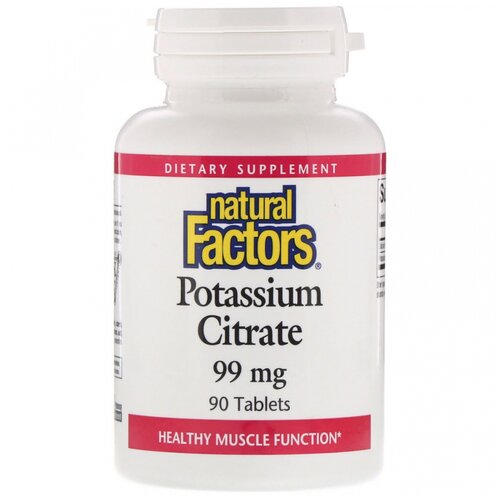 ���� Natural Factors Potassium citrate | 90 ������ | ������ ����� ������ ������