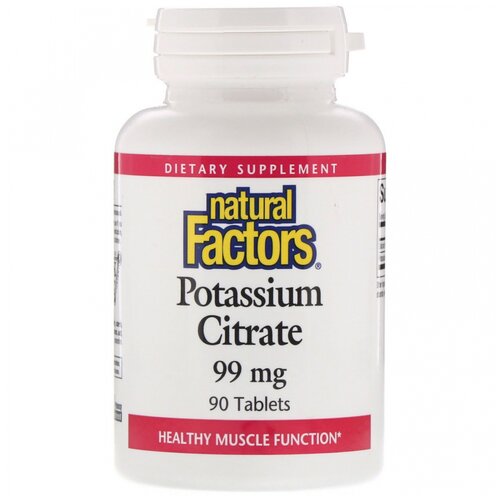  Natural Factors Potassium citrate | 90  |     -     , -, 