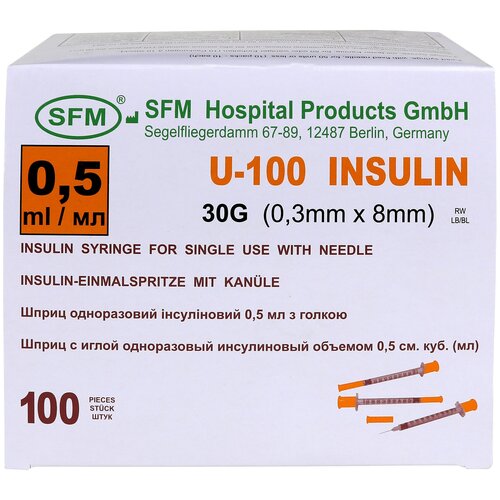  SFM,  0,5   U-100,  30G, 0,38 , 100    -     , -, 