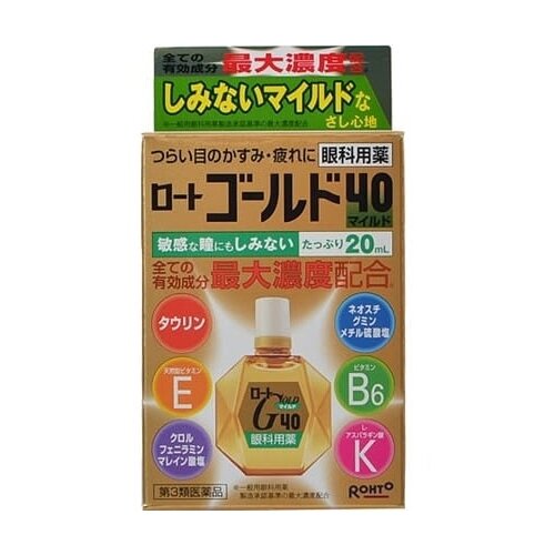 ���� ����� Rohto Gold 40 Mild, 41 �, 20 �� ������ ������