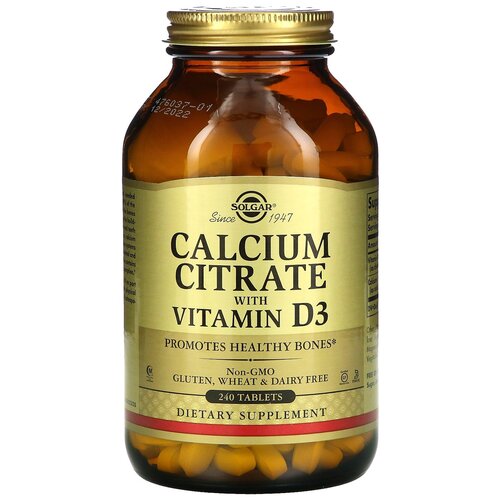 ���� Solgar Calcium Citrate with Vitamin D3 ���., 240 ��. ������ ������