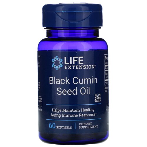���� ������� Life Extension Black Cumin Seed Oil, 80 �, 60 ��. ������ ������