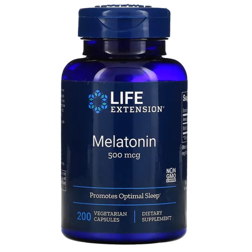   Life Extension Melatonin, 500 , 200 .   -     , -, 