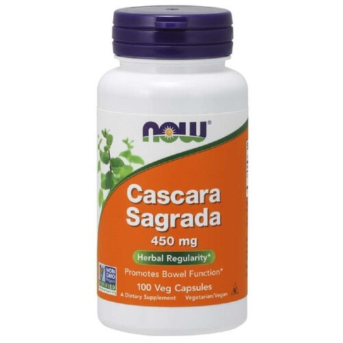  NOW Cascara Sagrada 450 mg 100     -     , -, 