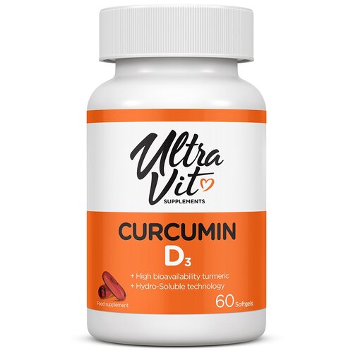  UltraVit Curcumin D3 ., 200 ME, 45 , 60 .   -     , -, 