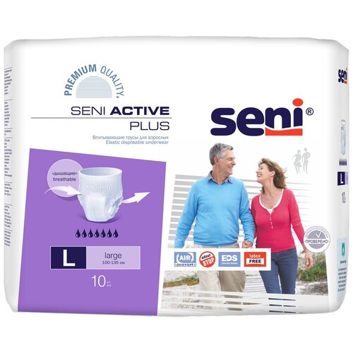   -     Seni ACTIVE PLUS Large ( 100-135 ), 10    -     , -, 