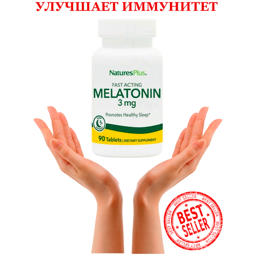  Natures Plus Melatonin 3  90    -     , -, 