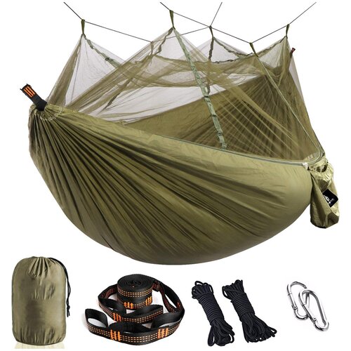      Skully Hammok with mosquito 300x200 (armygreen)   -     , -, 