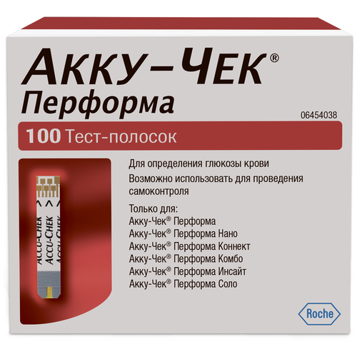 ���� Accu-Chek ����-������� Performa, 100 ��. ������ ������