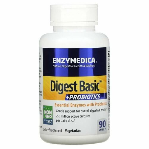 ���� Enzymedica, Digest Basic � ������������, 90 ������ ������ ������