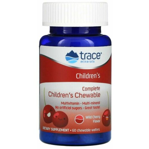���� ���������-����������� �������� ��� �����, Trace Minerals Complete Children's Chewable 60 ����������� ����. ������ ������
