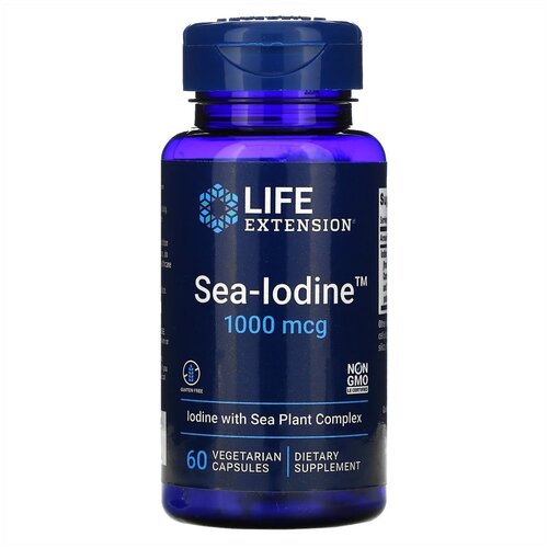 ���� Life Extension, Sea-Iodine, 1000 ���, 60 �������������� ������ ������ ������