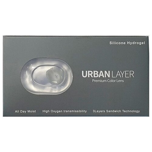    Urban Layer Color Lens D 14.0, 2 ., R 8,6, D -1,5, Cloud Blue, 1 .  