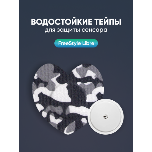 ���� ����������� ����������� ����� (��������) ��� ������ ������� Freestyle Libre (�������� �����). ������ 7 �� 7,3 ��, ����� ������ ��������, 10 ��������� ������ ������