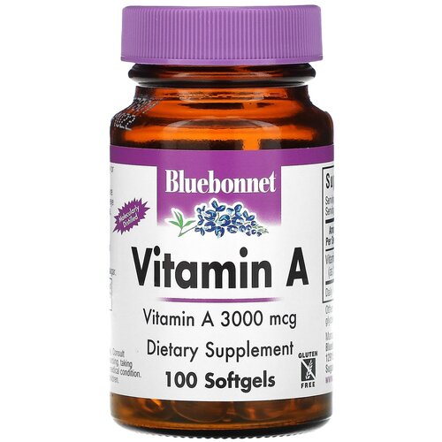   Bluebonnet Nutrition Vitamin A 3000  (10 000 ), 100 , 100 .   -     , -, 