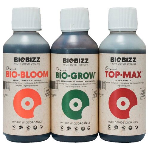 ���� �������� ��������� BioBizz Pack Indoor (Bio-Grow + Bio-Bloom + Top-Max) 3�� �� 250�� ������ ������