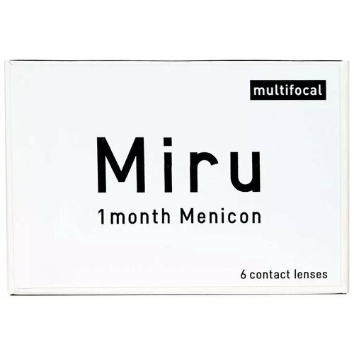 ���� ���������� ����� �� ����� Menicon Miru 1month Multifocal, 6 ��., R 8,6, D +0,5, ADD: ������� ������ ������
