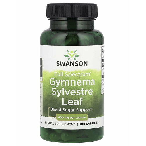 ���� Swanson Gymnema Sylvestre Leaf Full Spectrum 400 �� 100 ������ ������ ������