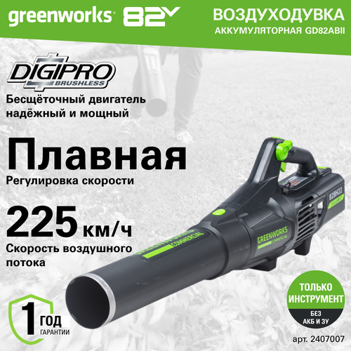    Greenworks . 2407007, 82V, ,       -     , -, 