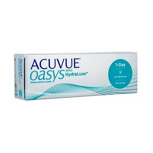 ���� ����������� ���������� ����� ACUVUE OASYS 1-Day with HydraLuxe, 30 ��., R 8,5, D +7, 1 ��. ������ ������