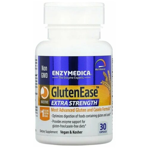 ���� Enzymedica, GlutenEase, ������� ��� ������������� ������� � ���������� ����� ��������, 30 ������ ������ ������