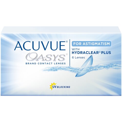    ACUVUE OASYS For Astigmatism with Hydraclear Plus, 6 ., R 8,6, D -0,75,CYL:-1,25,A:80   -     , -, 