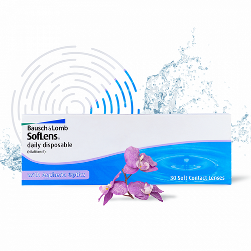    Bausch & Lomb Soflens Daily Disposable, 30 ., R 8,6, D -5,25  