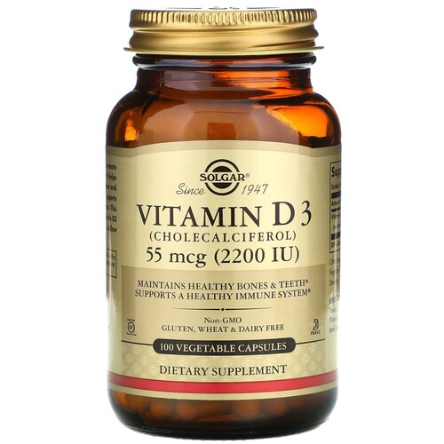   SOLGAR Vitamin D3 (Cholecalciferol) 2200 , 150 , 150 , 2200 , 100 .   -     , -, 