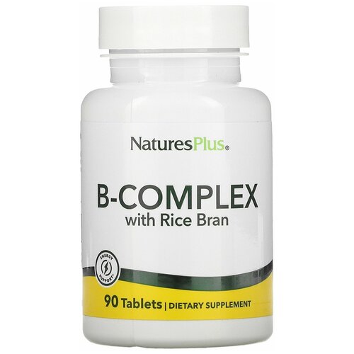 ���� NaturesPlus B-Complex with Rice Bran (�-�������� � �������� ��������) 90 �������� (NaturesPlus) ������ ������