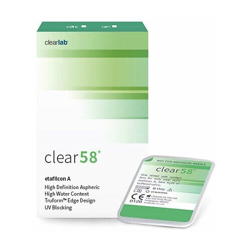    Clearlab Clear 58, 14 , 6 ., R 8,7, D -2, , 1 .   -     , -, 