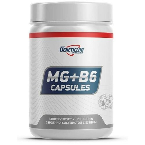 ���� ��������� �������� Geneticlab Nutrition Magnesium + B6 (60 ������) ������ ������